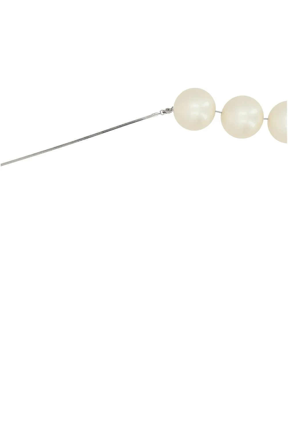 Bless Oversized Pearl Chain Necklace