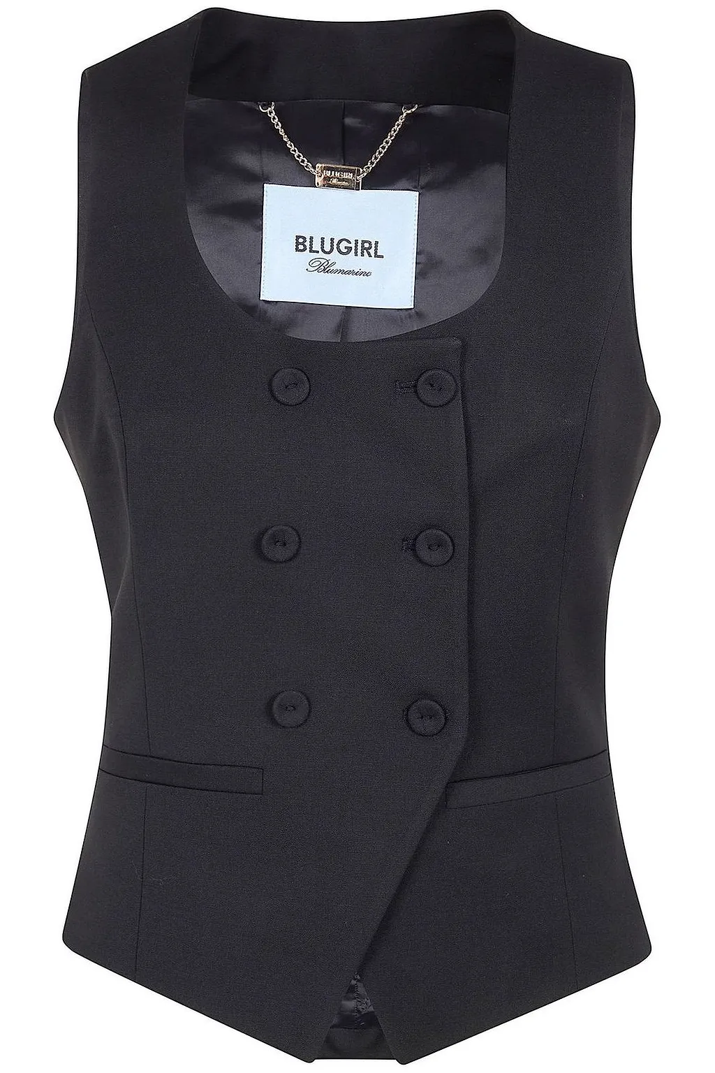 Blugirl Double-Breasted Wool Gilet