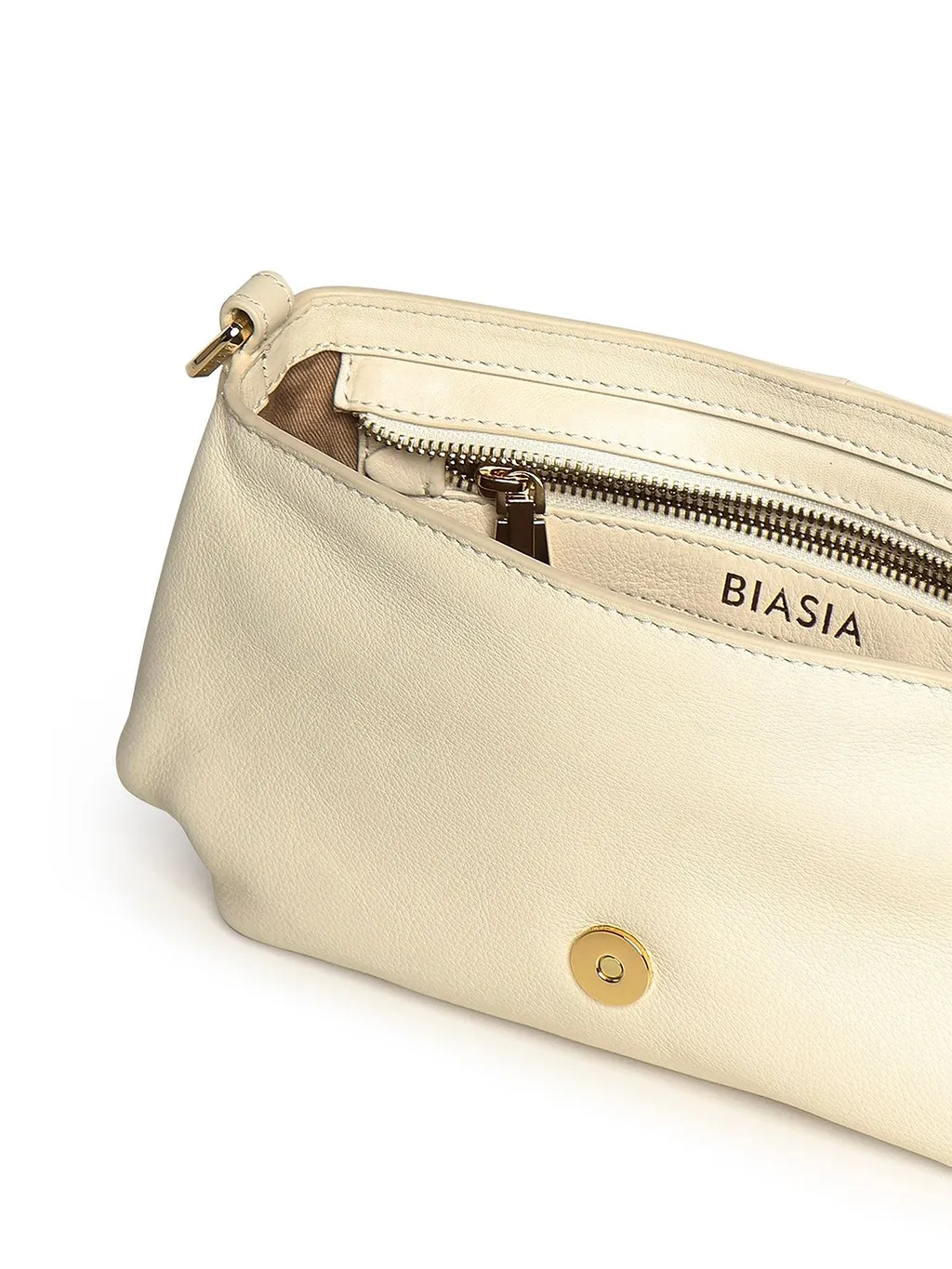 Biasia Studded Flap Shoulder Bag