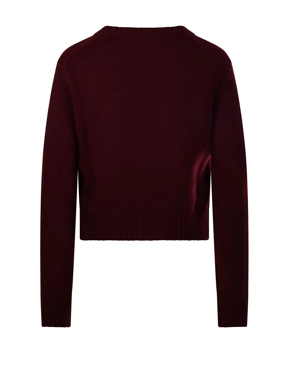 Be You Cropped Crew Neck Knitted Sweater