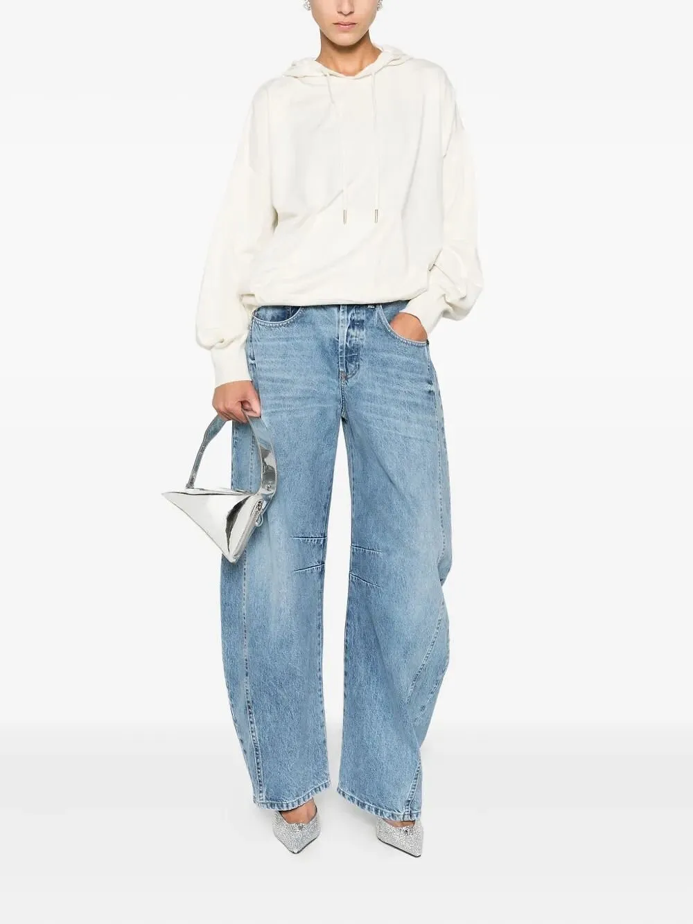 Blugirl Hooded Knit Sweater