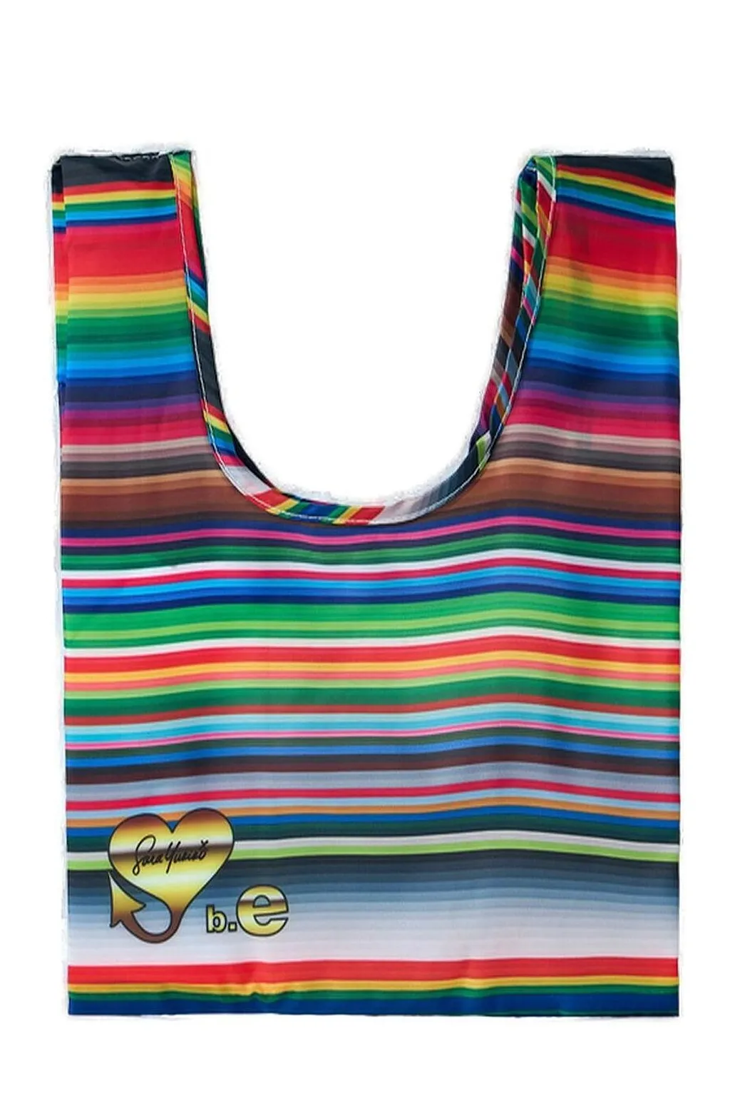 B.Eautiful Logo Print Graphic Tote Bag