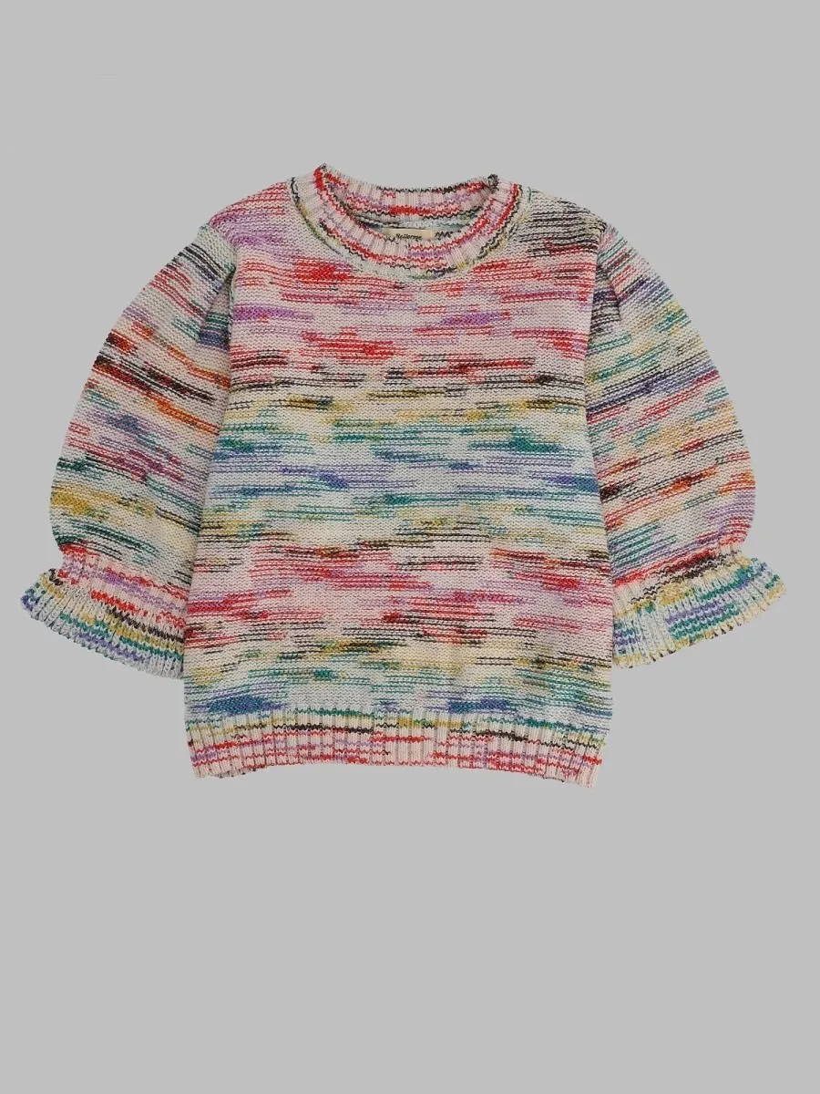 Bellerose Kids Choker Ruffled Knitted Sweater