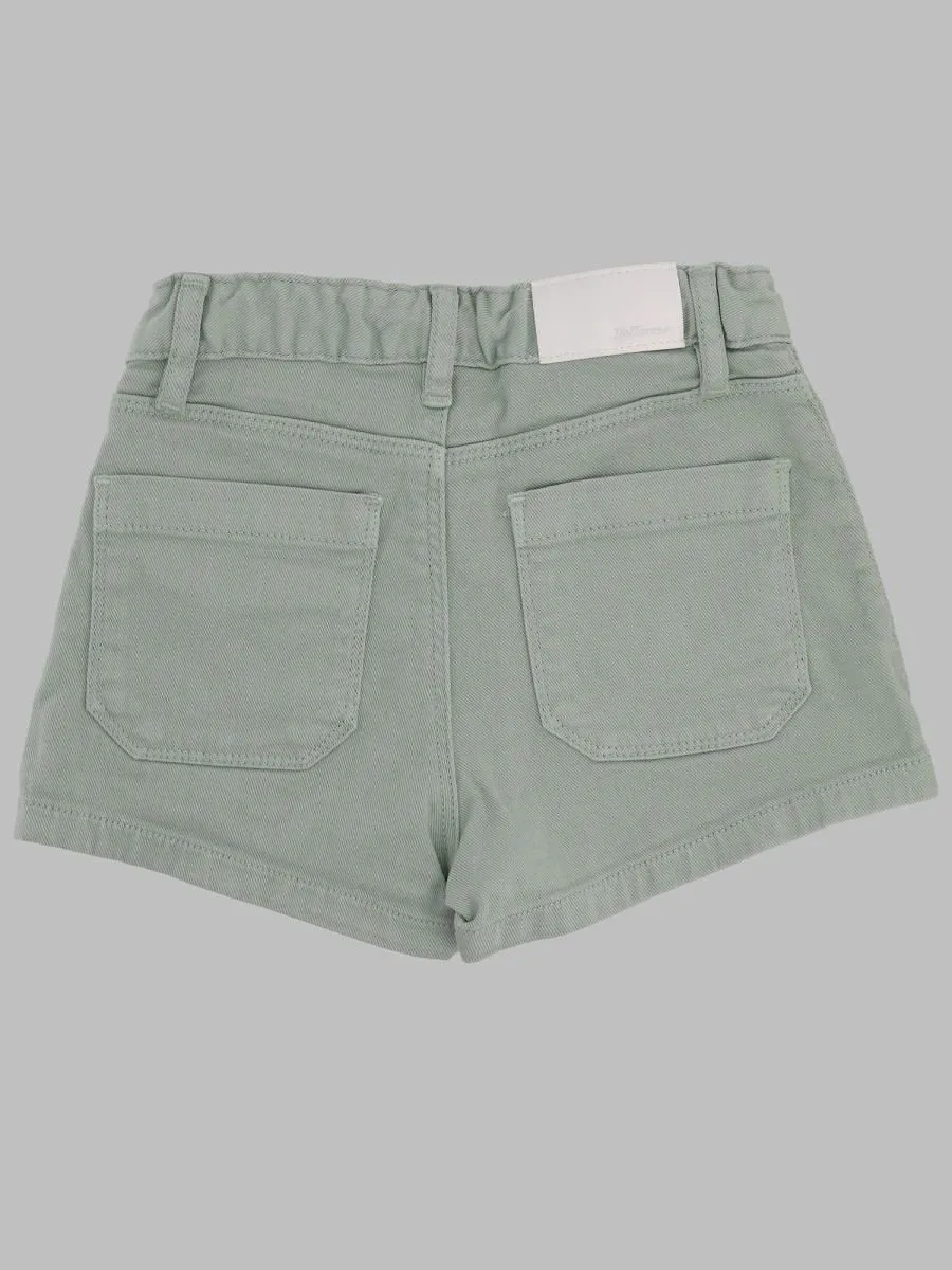 Bellerose Kids Elastic Waist Denim Shorts