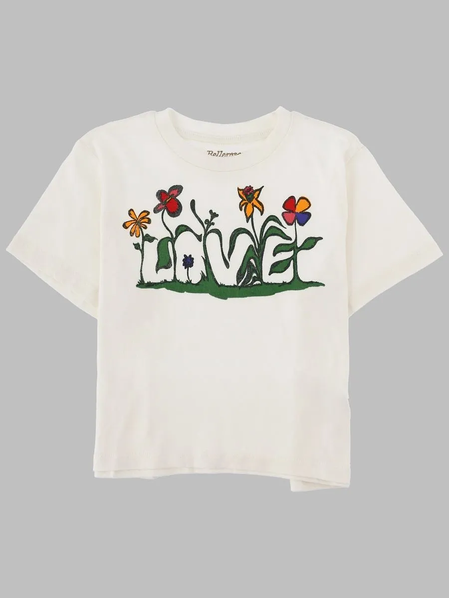 Bellerose Kids Floral Love Print T-Shirt