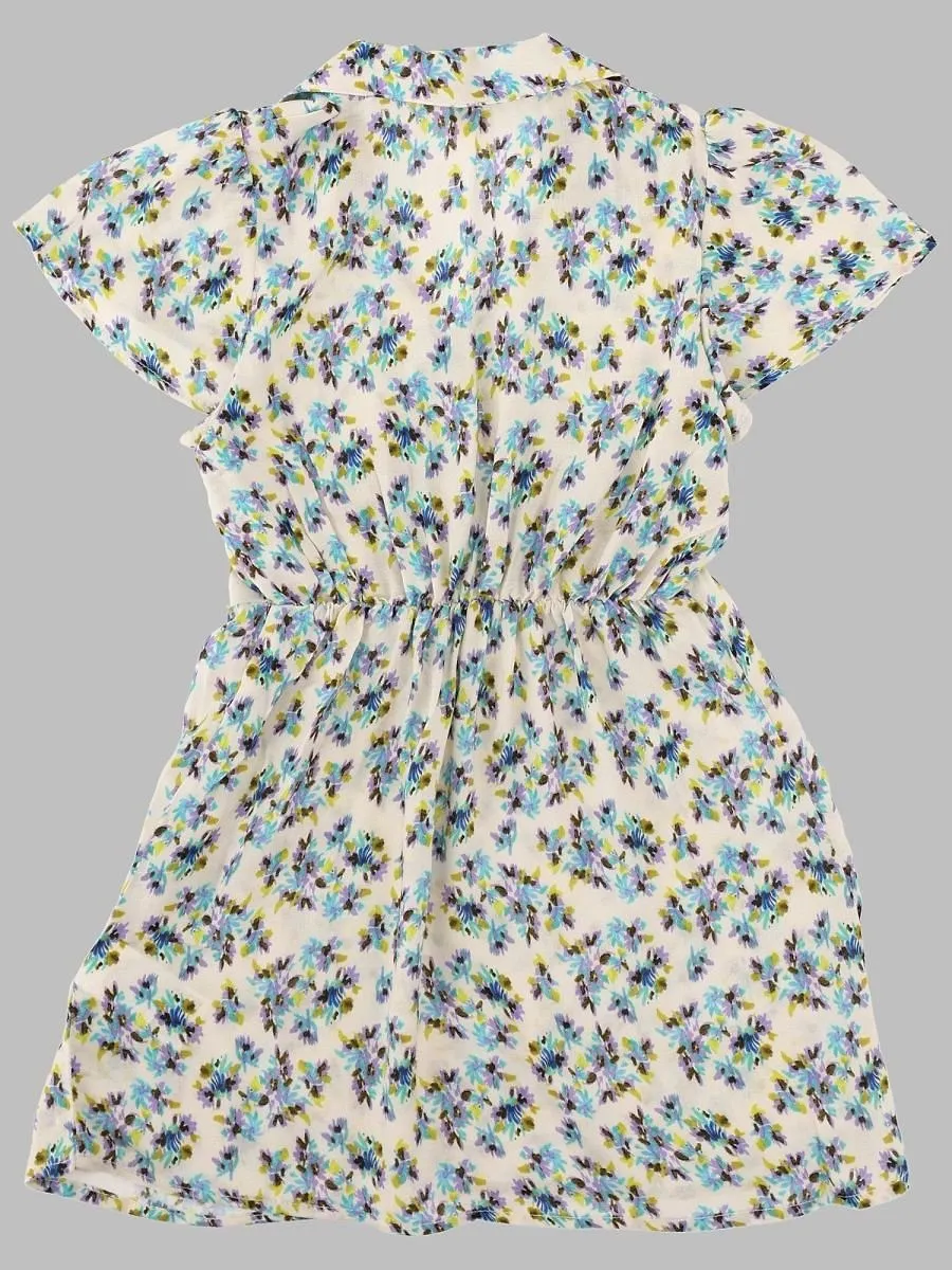 Bellerose Kids Mc Flowers Printed Dress