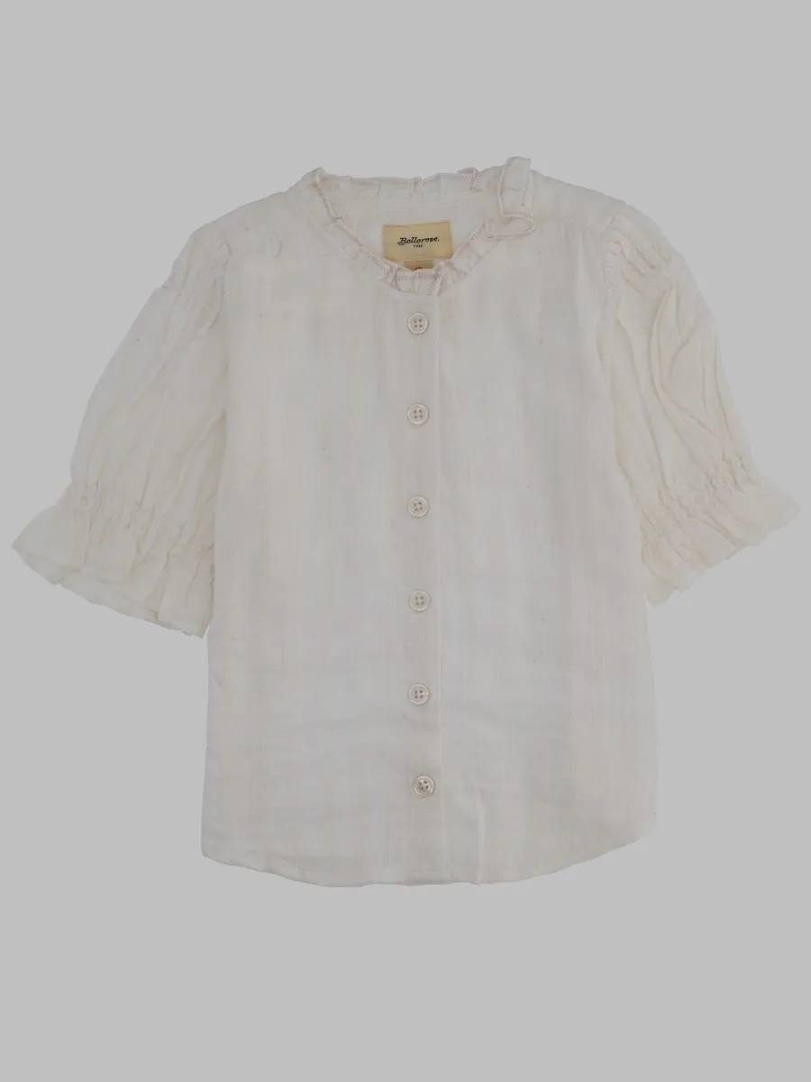 Bellerose Kids Ruffled Button-Front Top