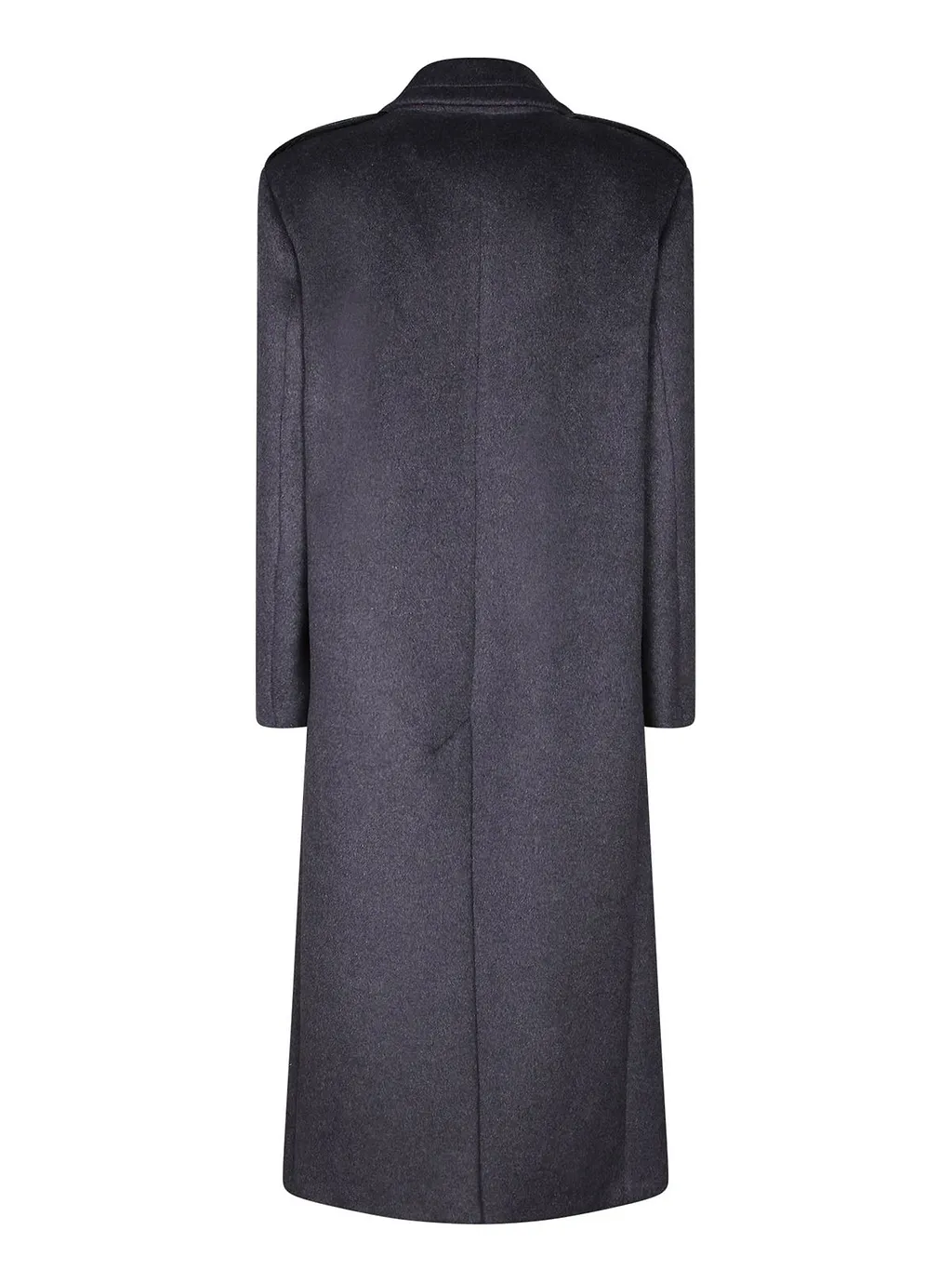 Blanca Vita Double-Breasted Peak-Lapel Coat