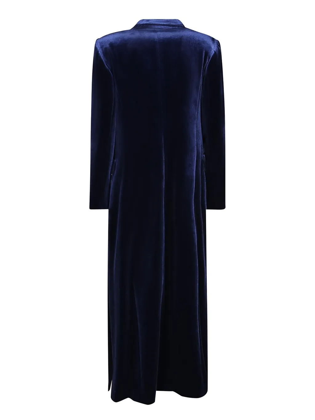 Blanca Vita Double-Breasted Velvet Coat