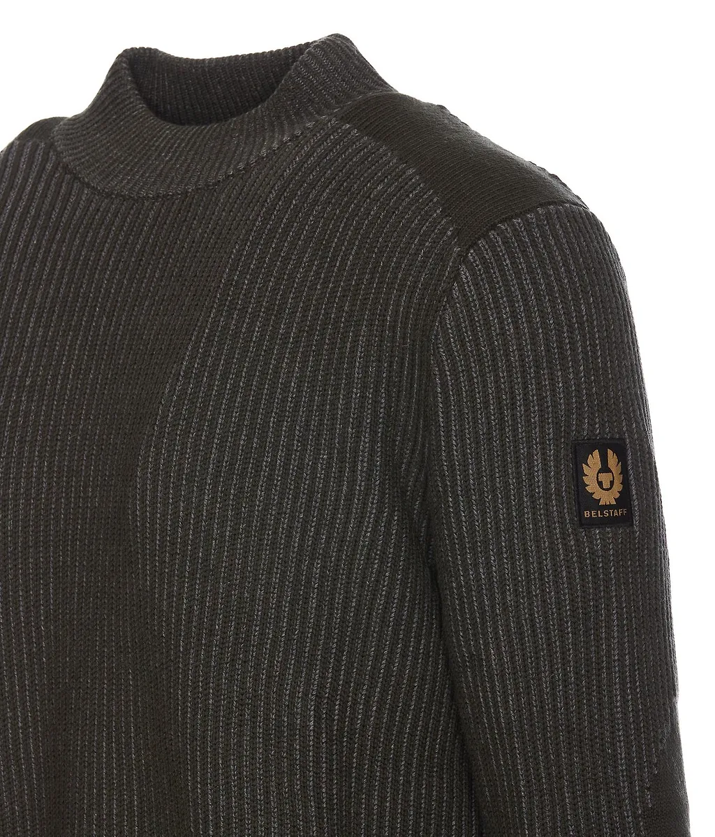 Belstaff Logo Patch Knitted Jumper