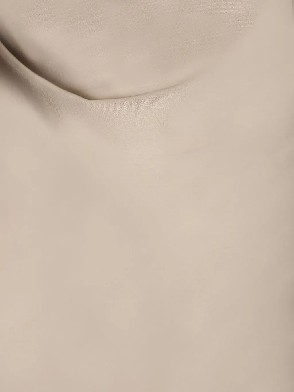 Blanca Vita Draped Halterneck Satin Dress