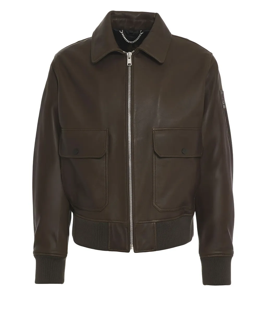 Belstaff Long Sleeve Zip-Up Jacket