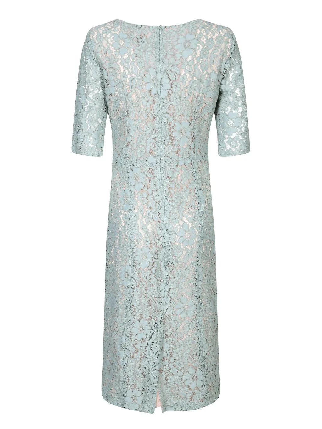 Blanca Vita Floral Lace Midi Dress