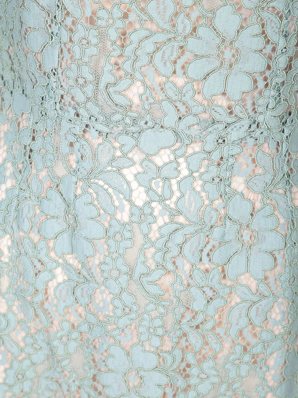Blanca Vita Floral Lace Midi Dress