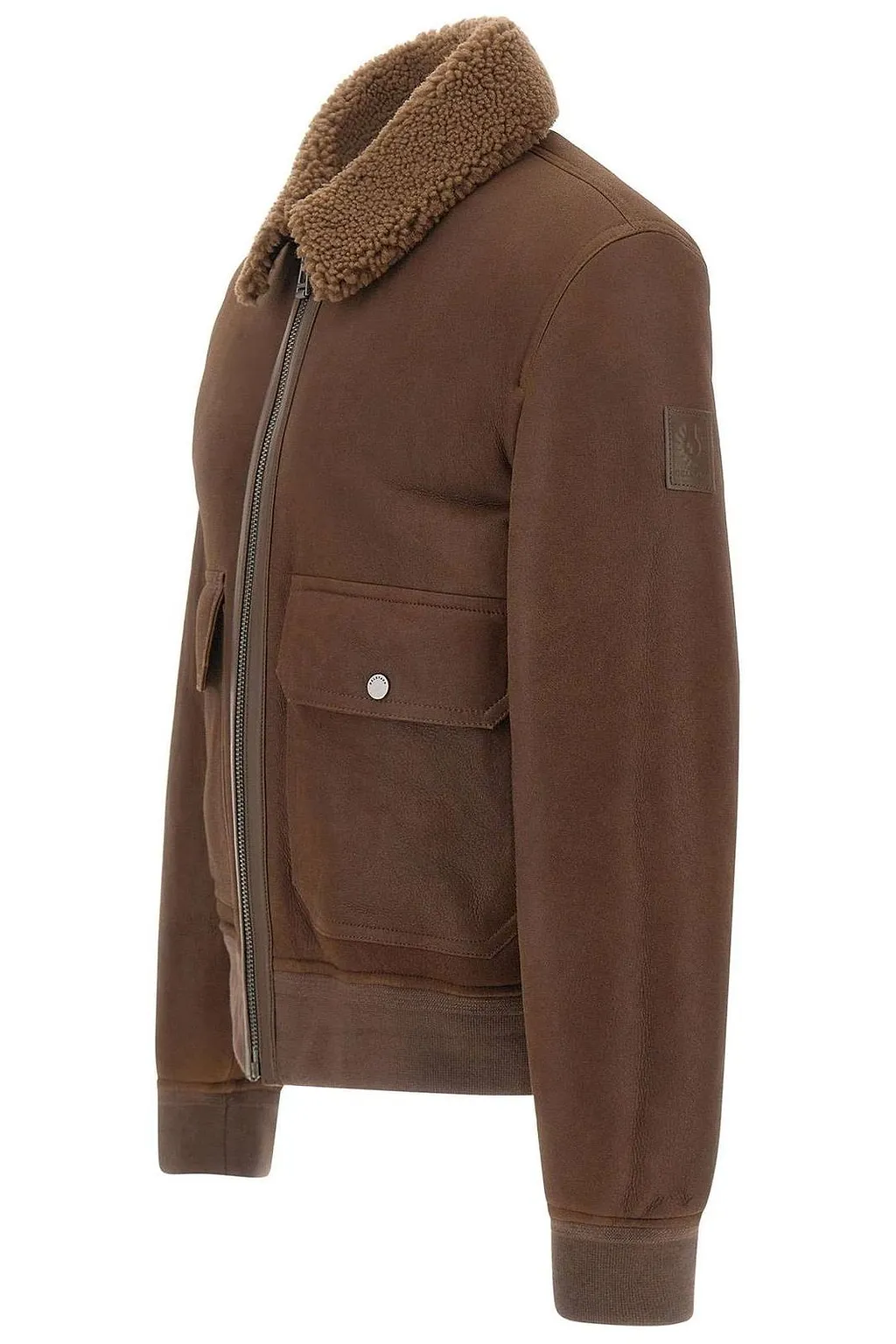Belstaff Northwind Shearling Collar Jacket