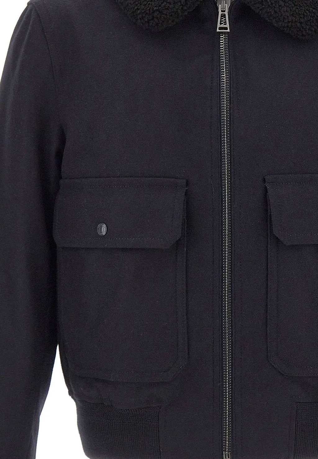 Belstaff Welder Shearling Collar Jacket