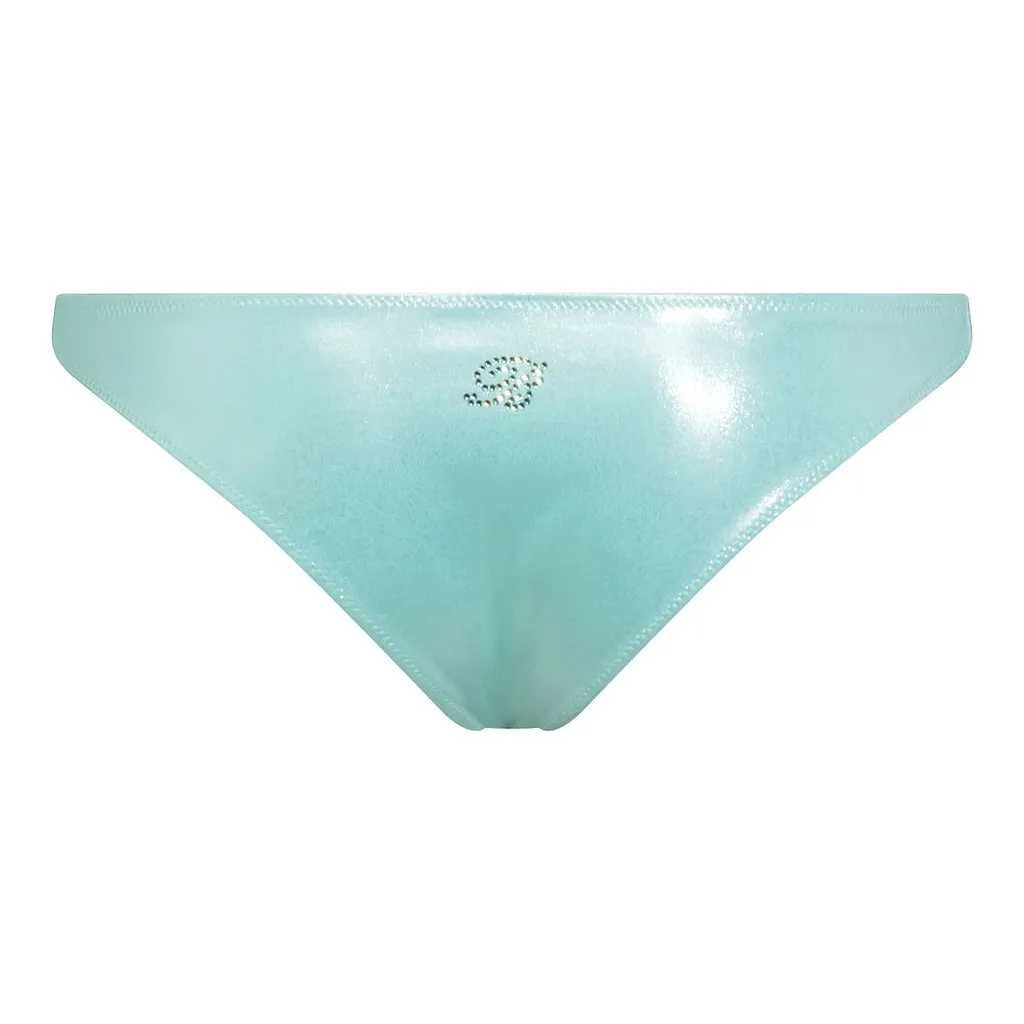 Blumarine Logo Embellished Bikini Briefs