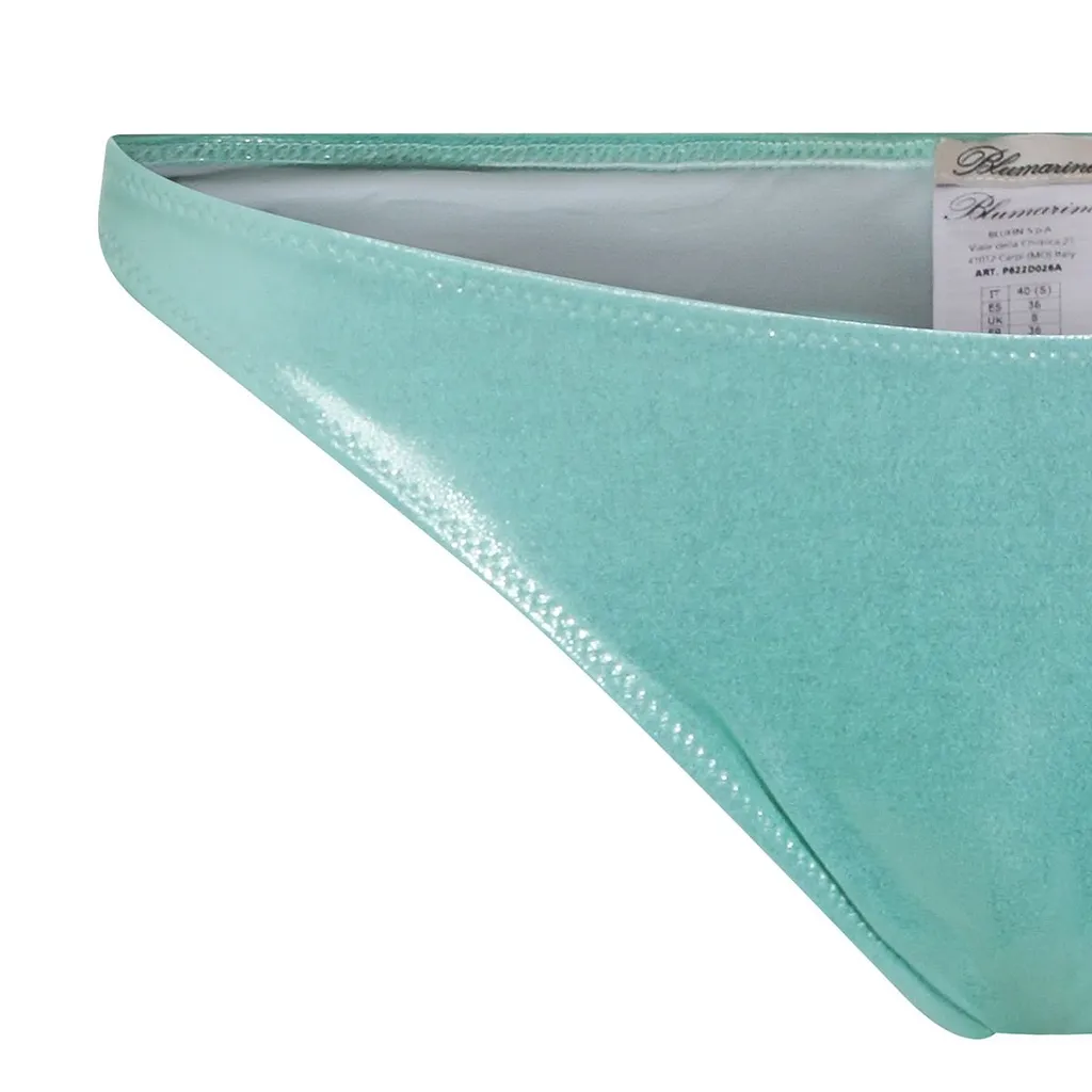 Blumarine Logo Embellished Bikini Briefs