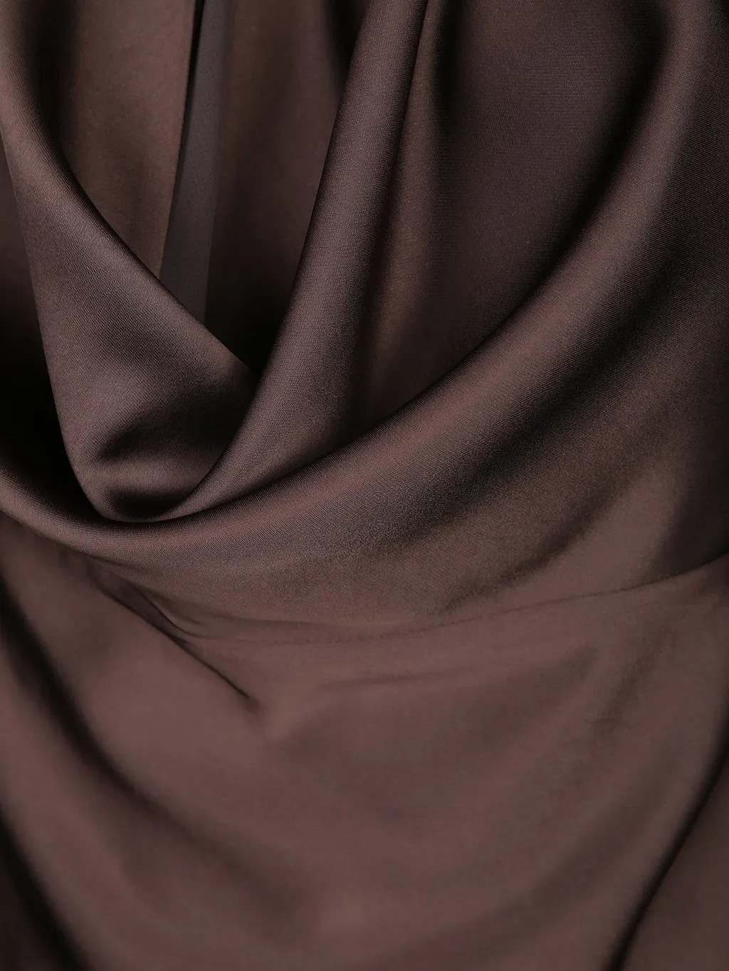 Blanca Vita Knotted Satin Maxi Dress