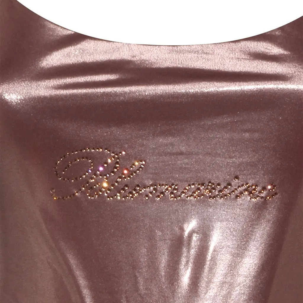 Blumarine Logo Embellished One-Piece Swimsuit
