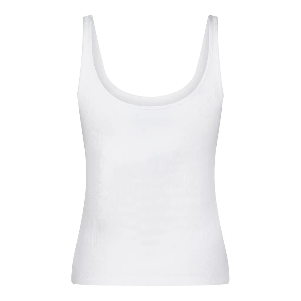 Blumarine Logo-Embellished Ribbed Top