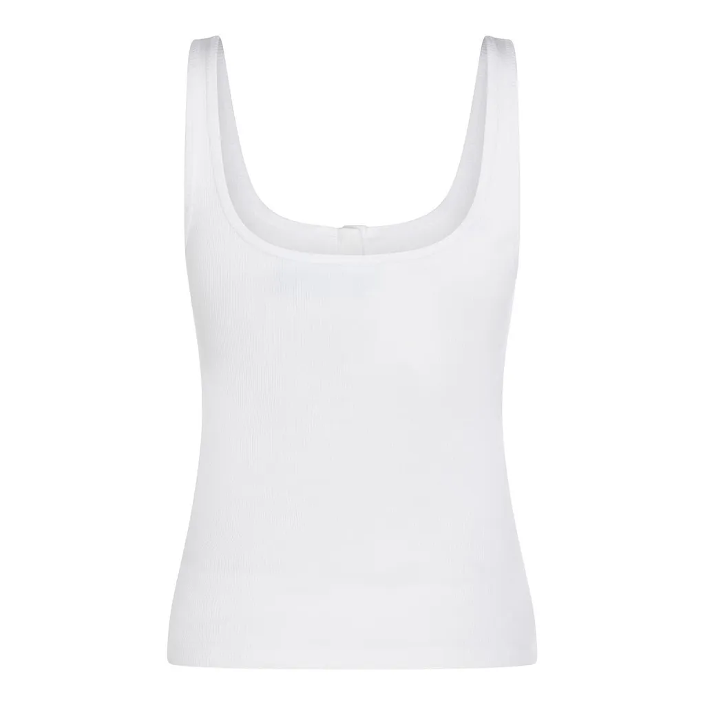Blumarine Logo-Embellished Sleeveless Top