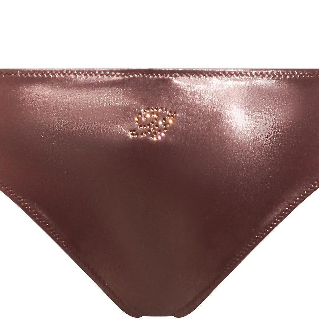 Blumarine Logo Embellished Bikini Briefs