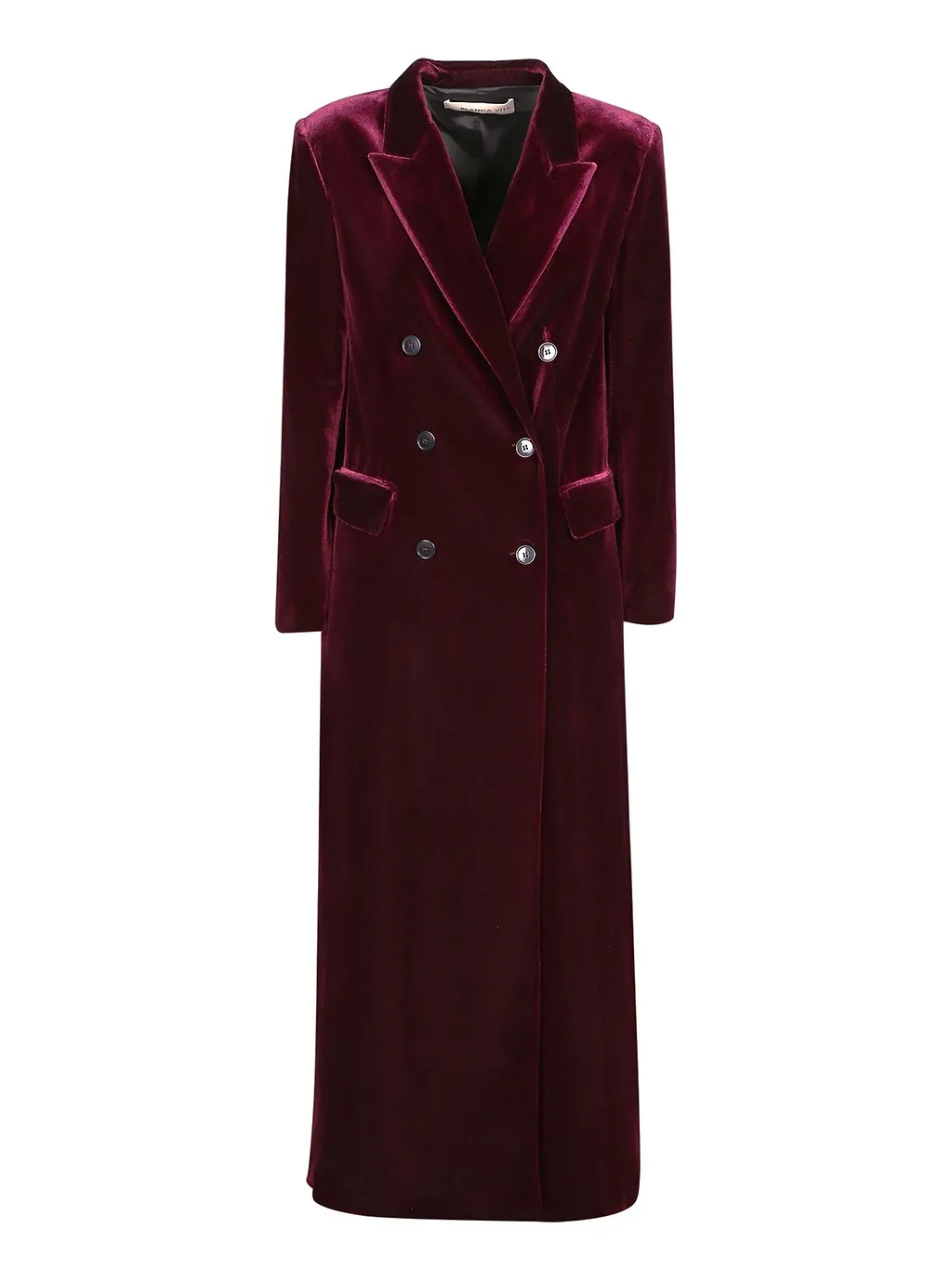 Blanca Vita Long Double-Breasted Coat