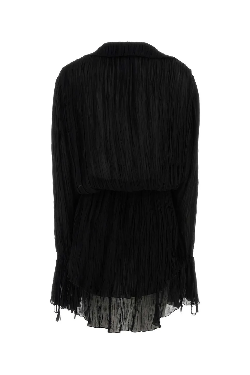 Blumarine Long-Sleeved V-Neck Dress