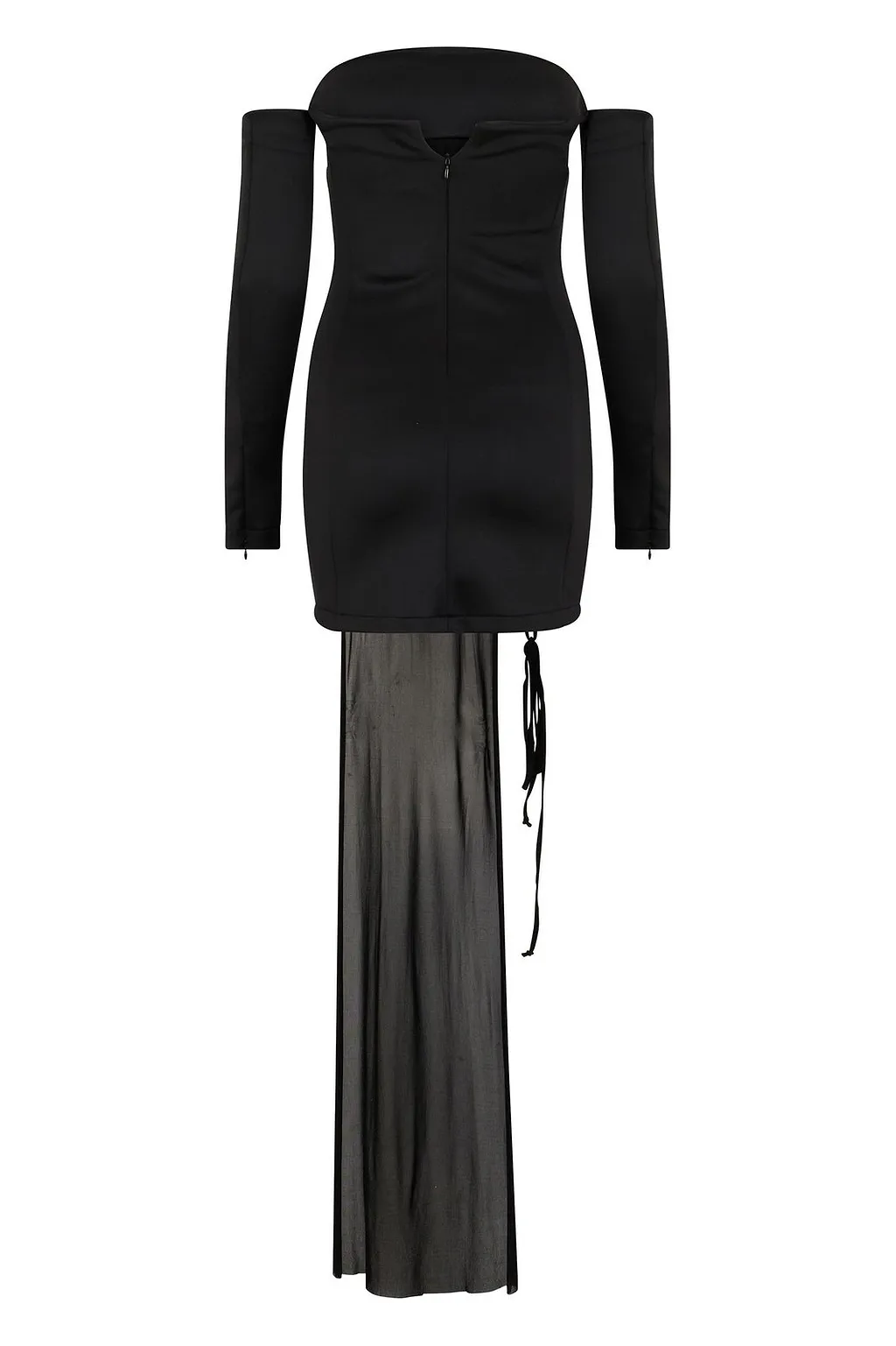 Blumarine Off-Shoulder Corset Mini Dress