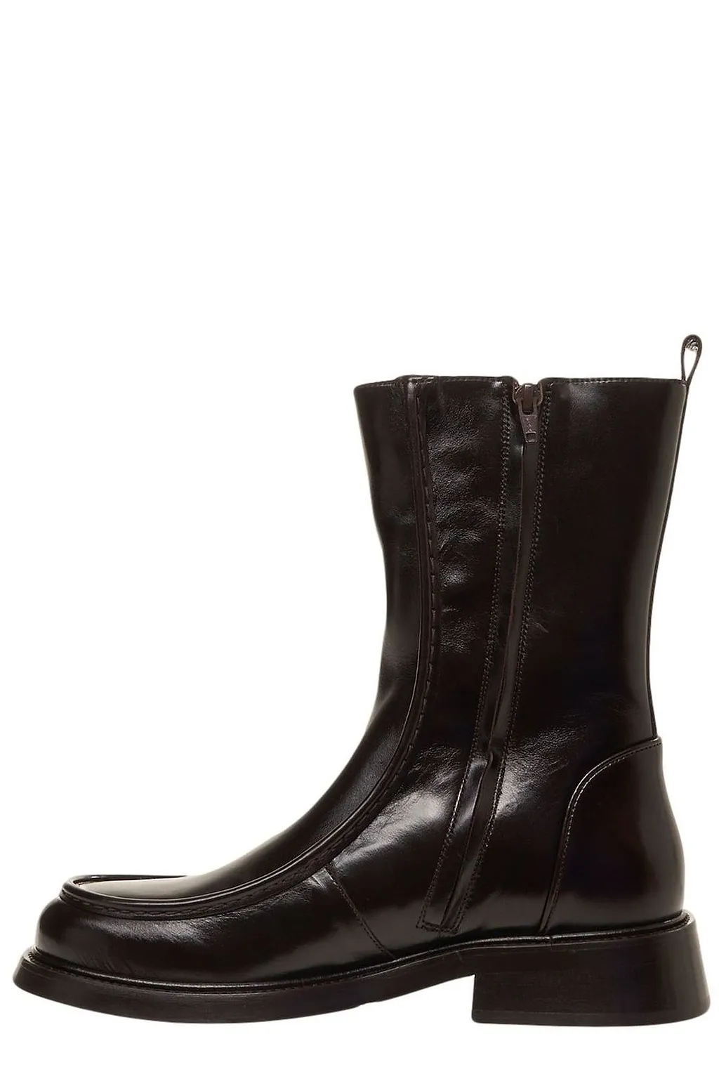 Billi Bi Round Toe Block Heel Boots