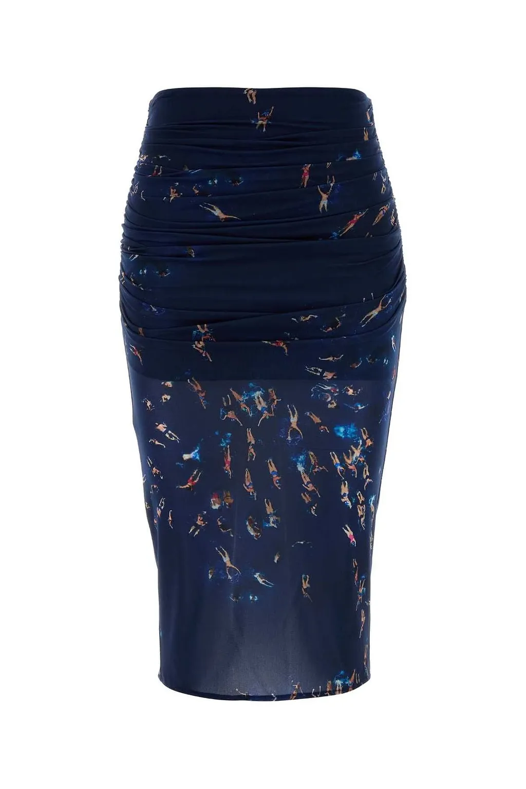 Blumarine Printed Midi Skirt