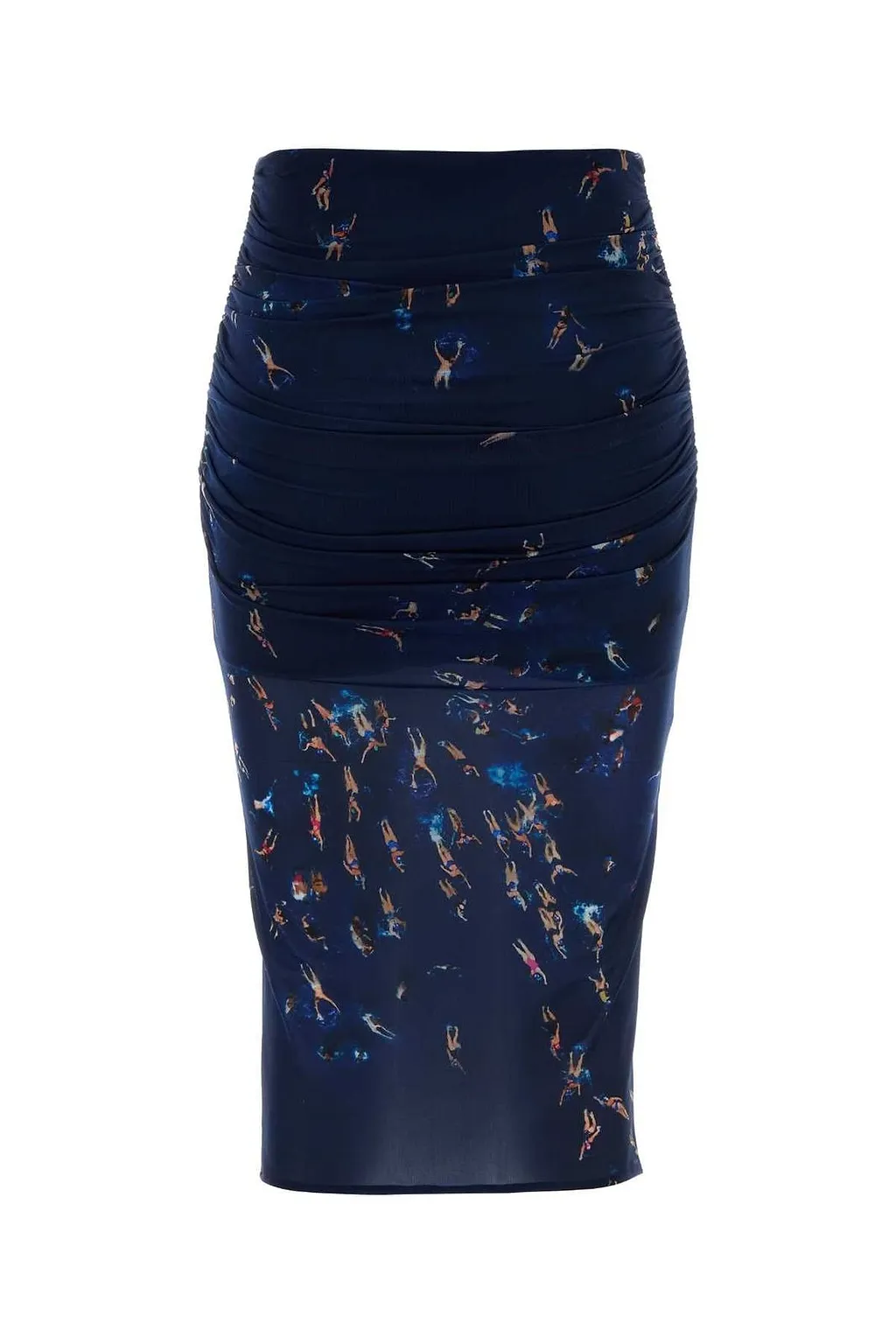 Blumarine Printed Midi Skirt