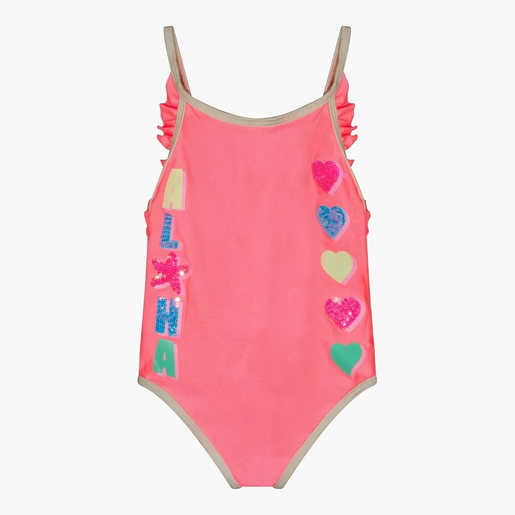 Billieblush Aloha Ruffled Swimsuit