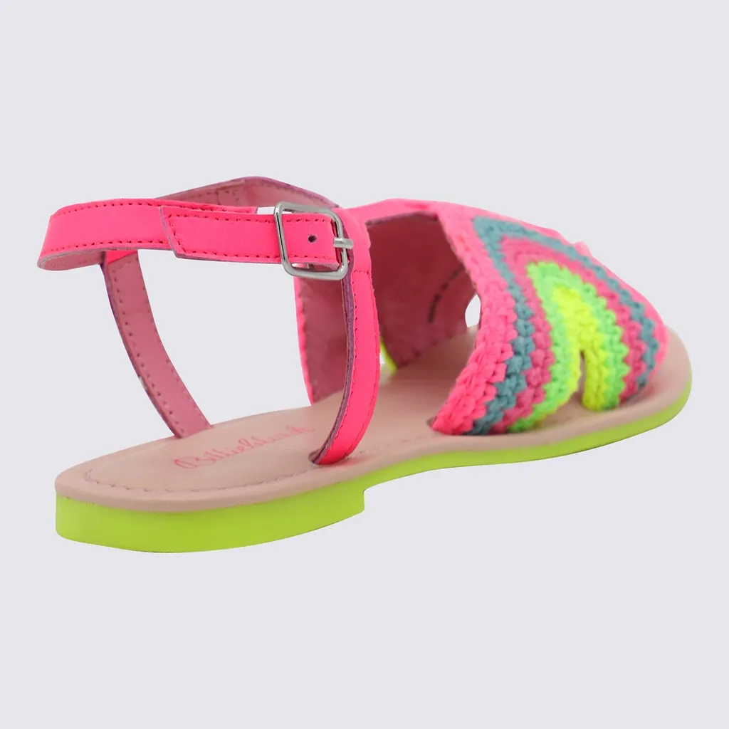 Billieblush Color Blocked Crochet Sandals