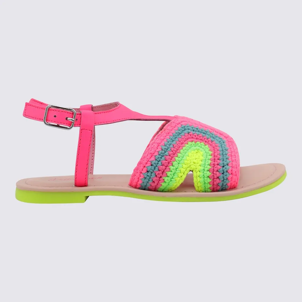 Billieblush Color Blocked Crochet Sandals
