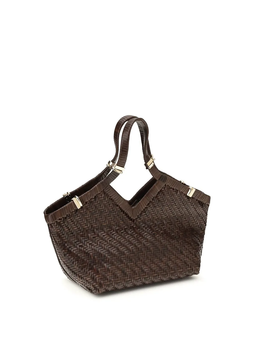 Benedetta Bruzziches Usha Woven Tote Bag
