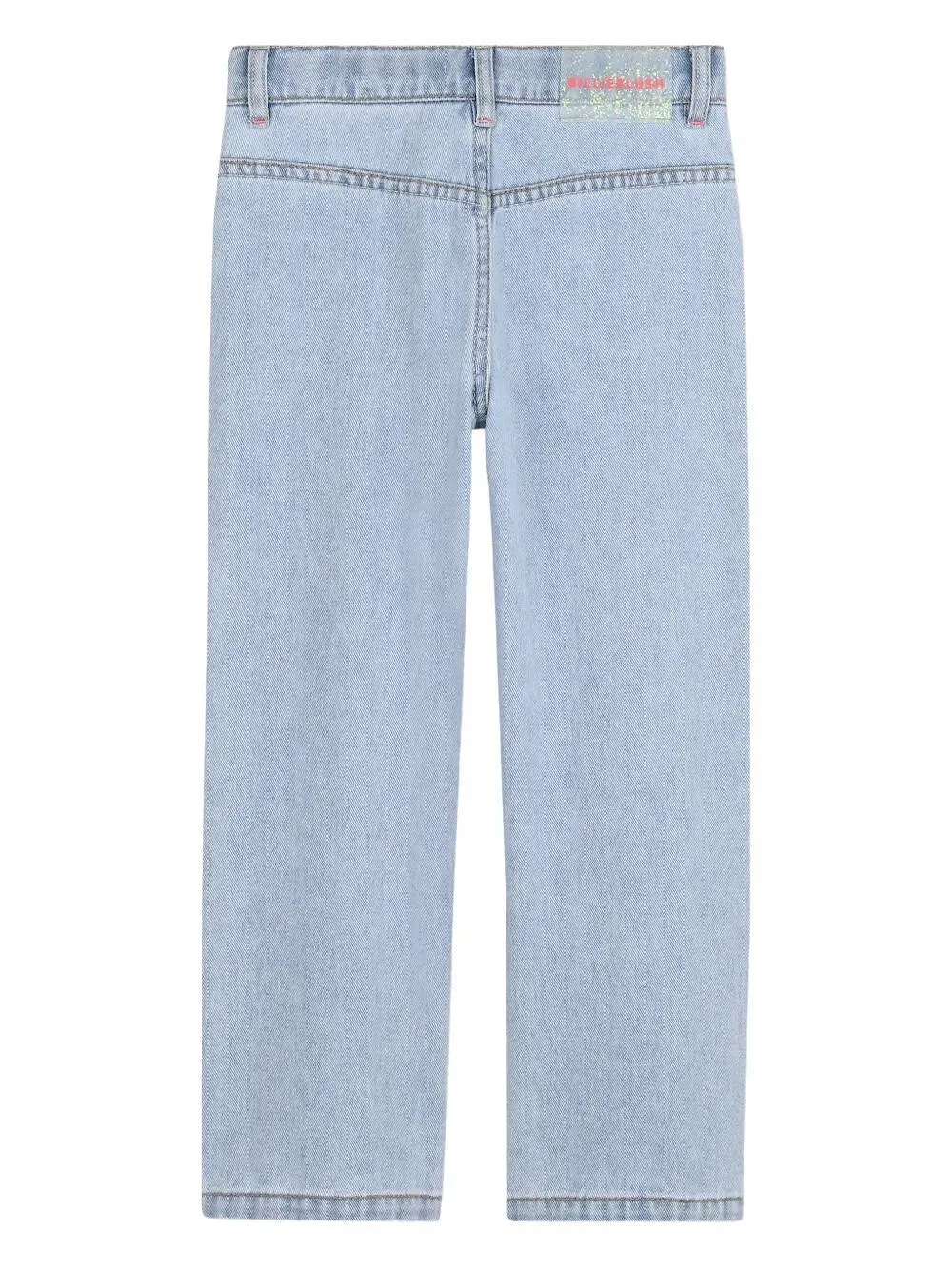 Billieblush Embellished-Pocket Straight Leg Jeans