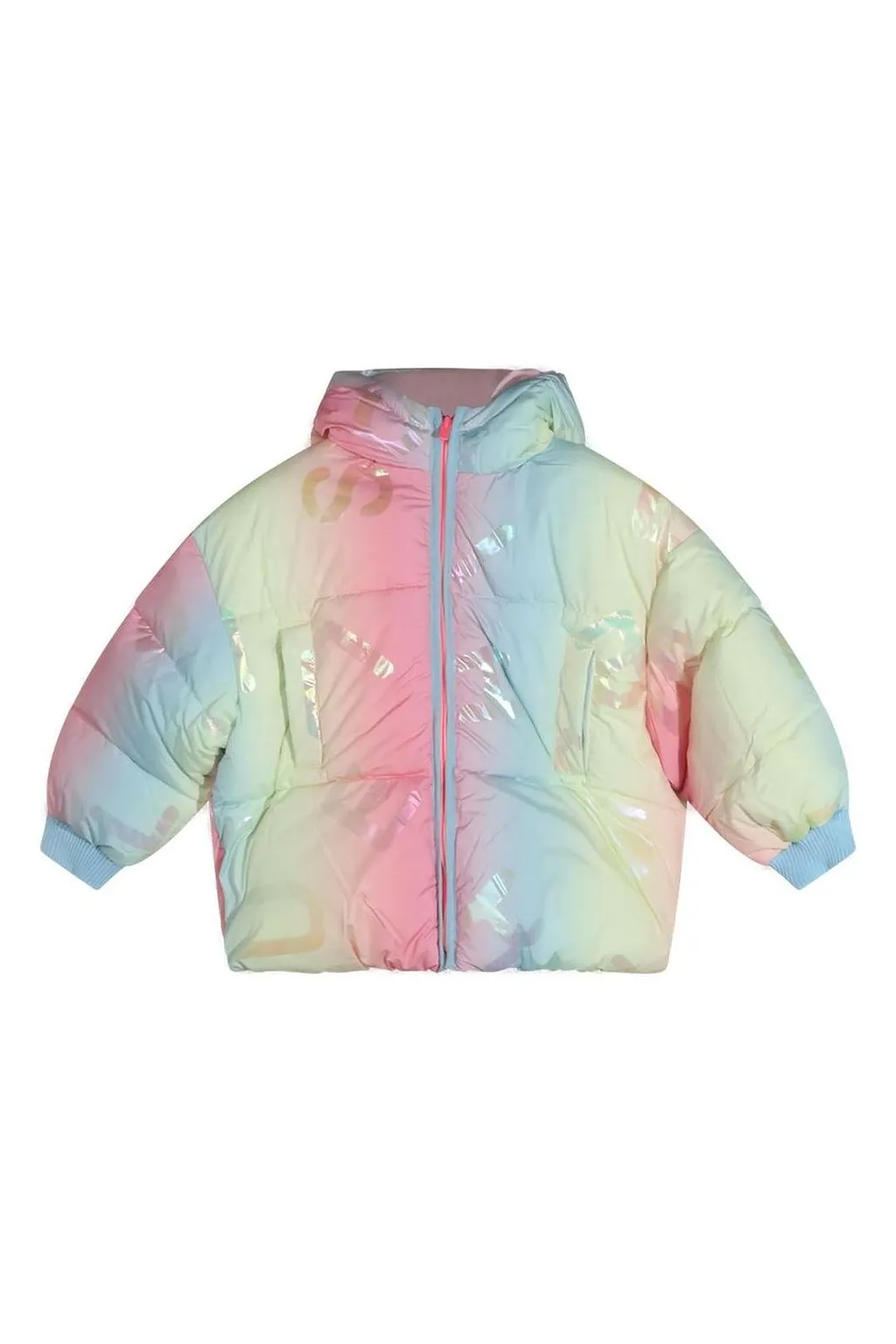 Billieblush Zip-Up Hooded Down Jacket