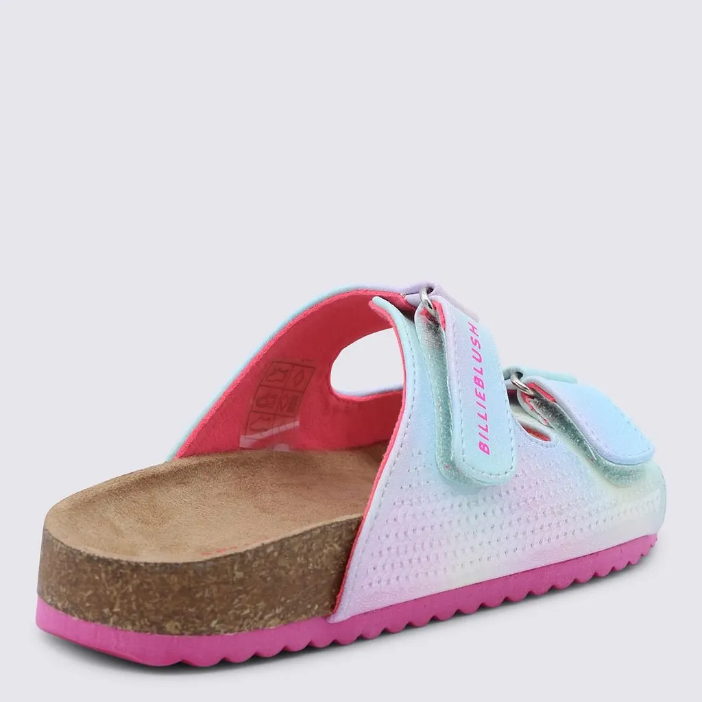 Billieblush Perforated Double-Strap Sandals