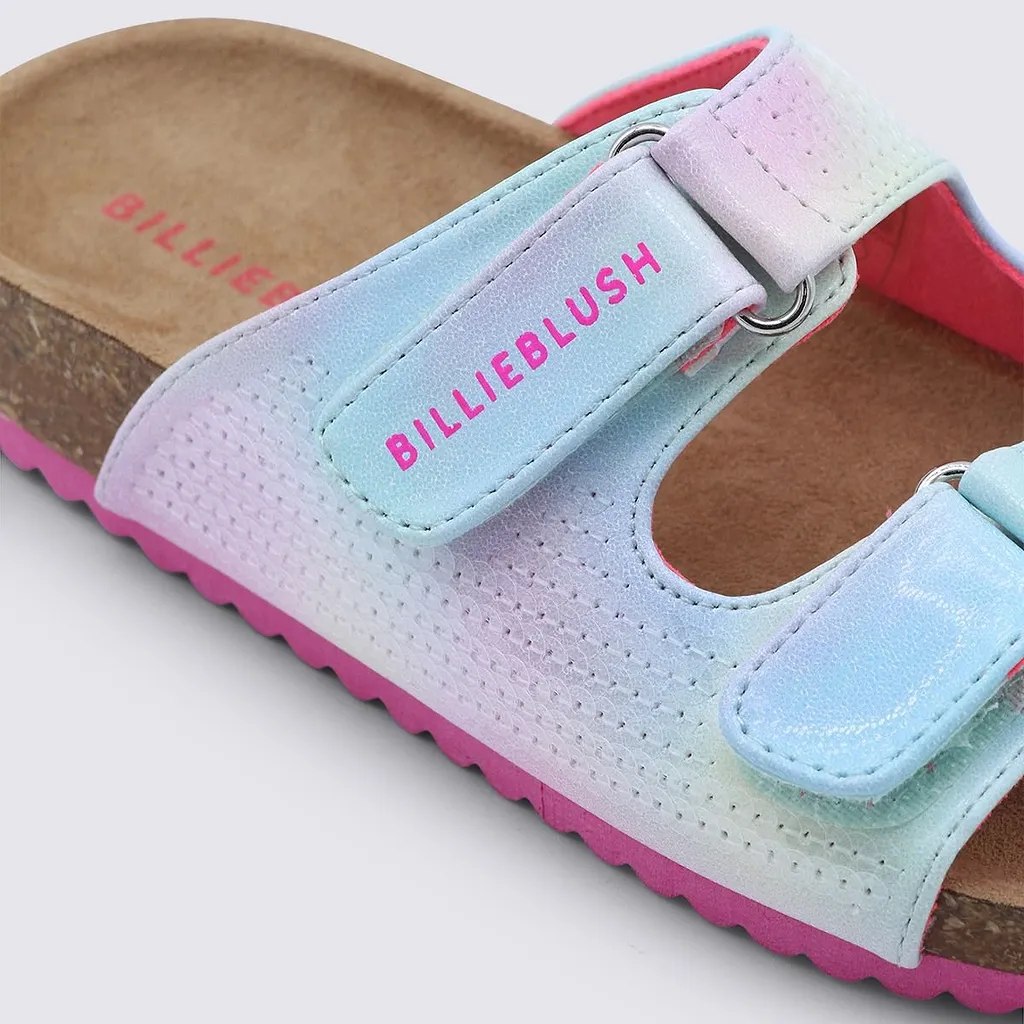 Billieblush Perforated Double-Strap Sandals
