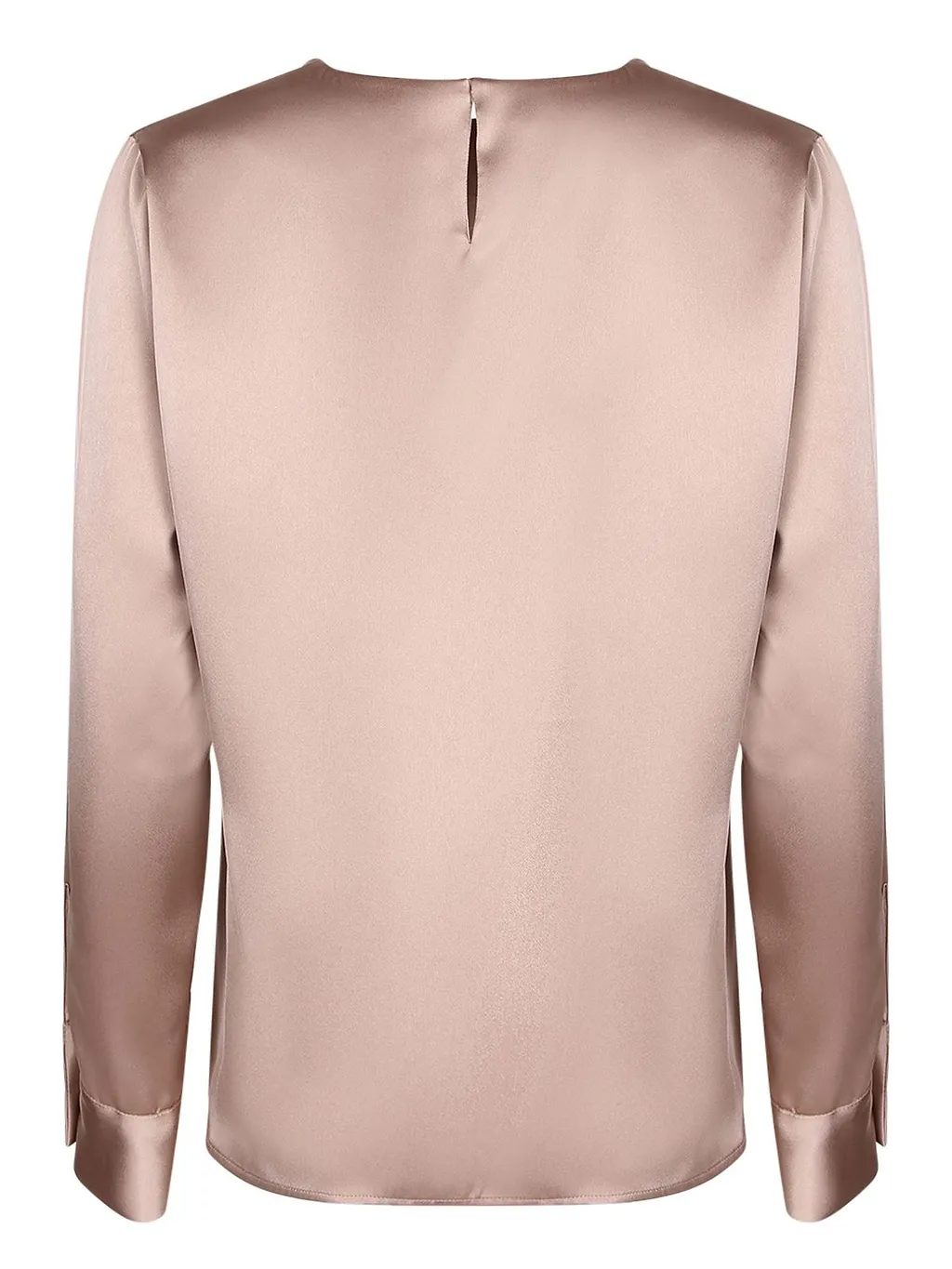 Blanca Vita Side Bow Long-Sleeve Top