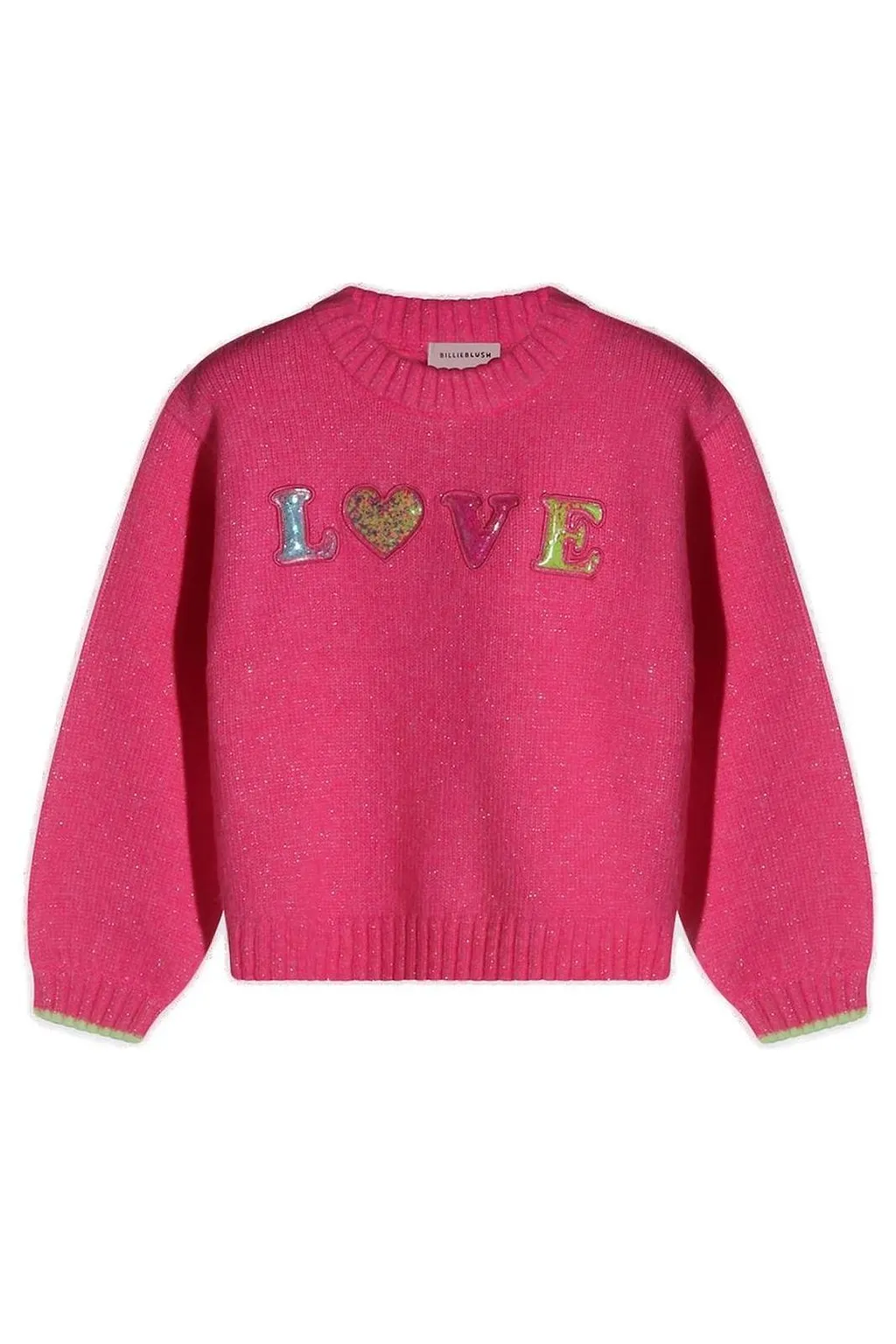 Billieblush Sequin-Embellished Crewneck Jumper