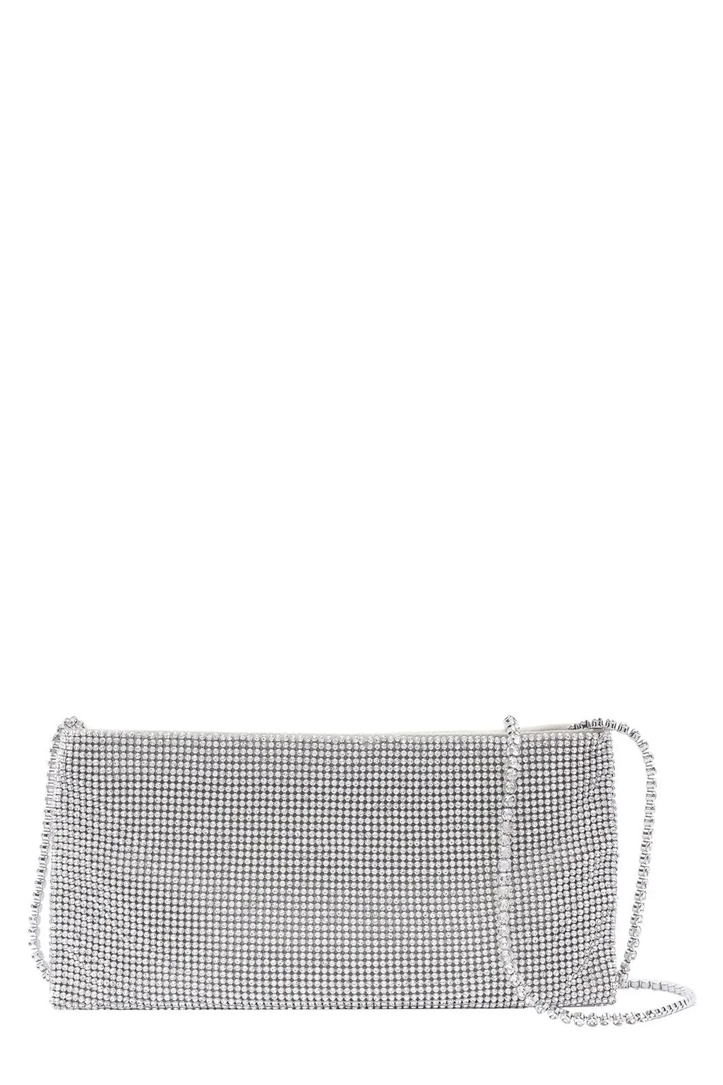 Benedetta Bruzziches Your Best Friend Logo Patch Embellished Clutch Bag