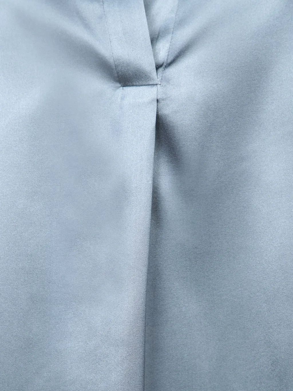 Blanca Vita Split Neck Long Sleeve Top
