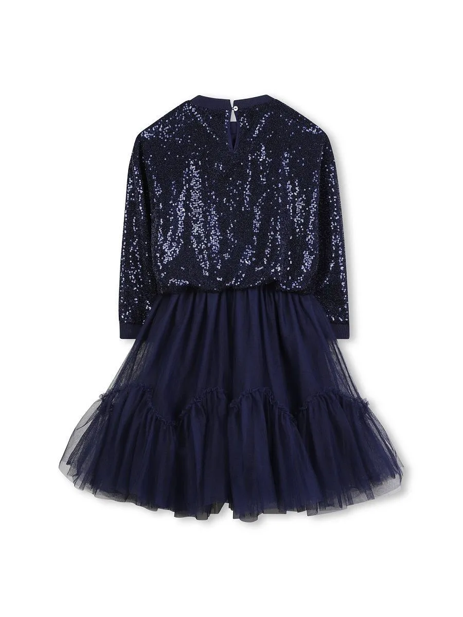 Billieblush Sequined Tulle Dress