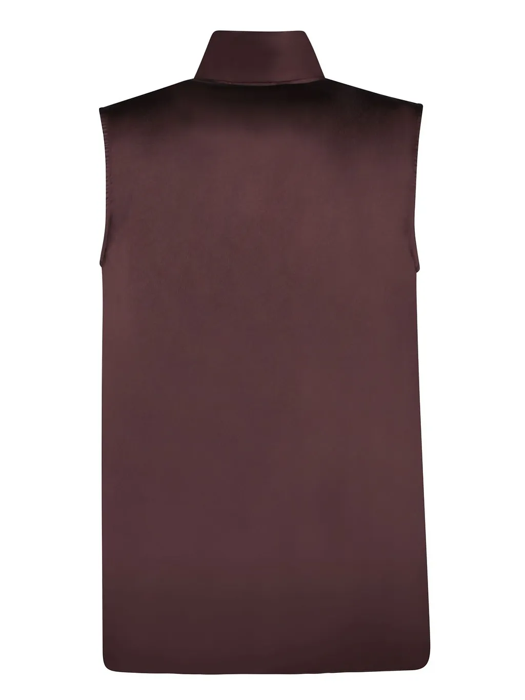 Blanca Vita Tie-Neck Asymmetric Sleeveless Top