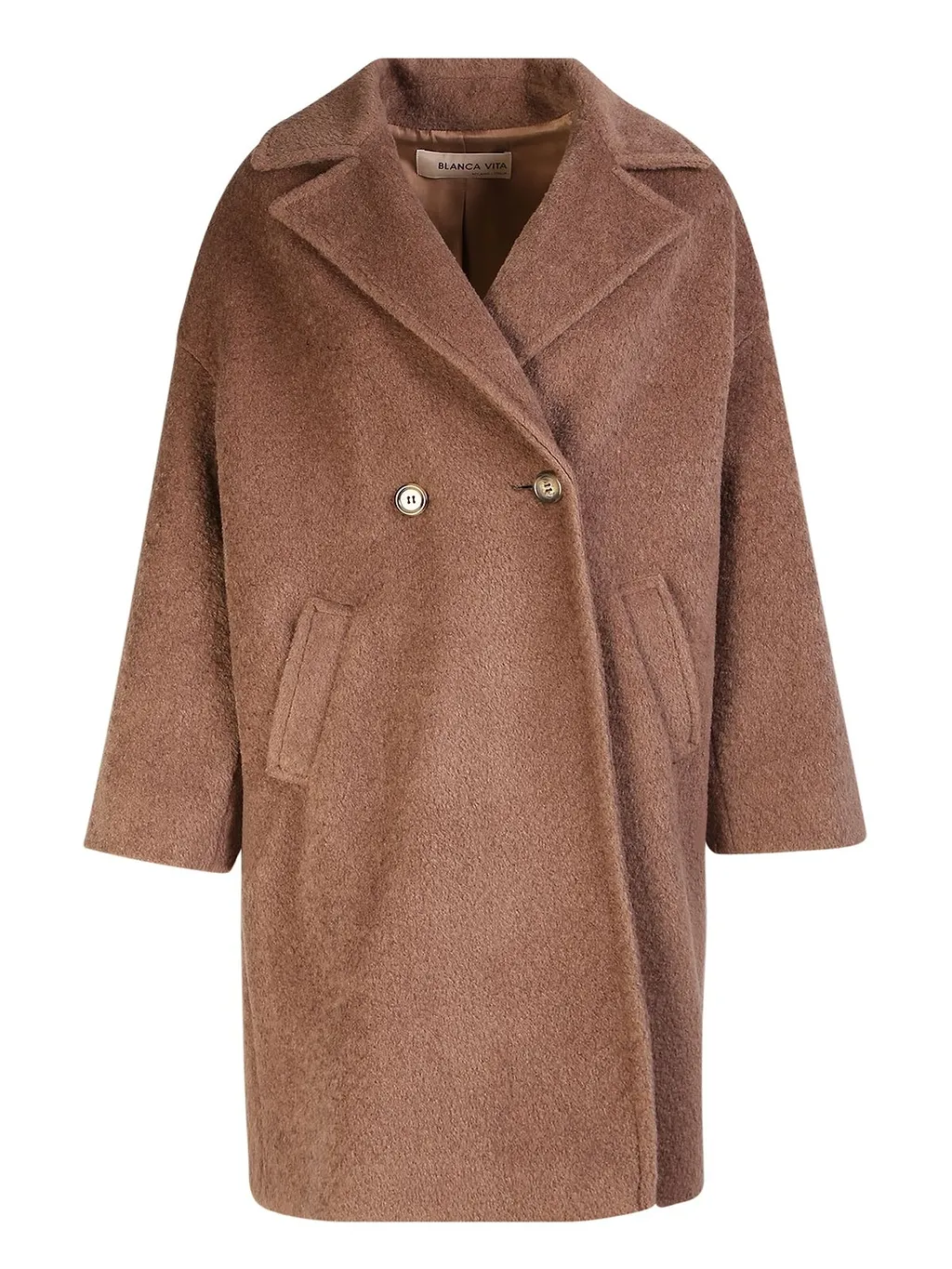 Blanca Vita Tuia Bouclé Double-Breasted Coat