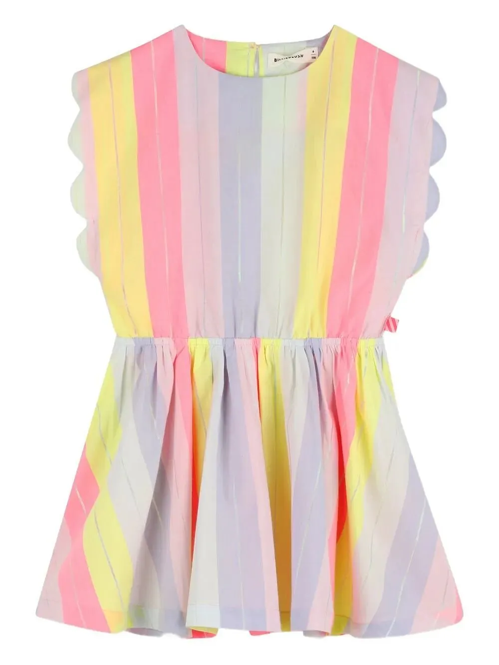 Billieblush Striped-Pattern Gathered Dress