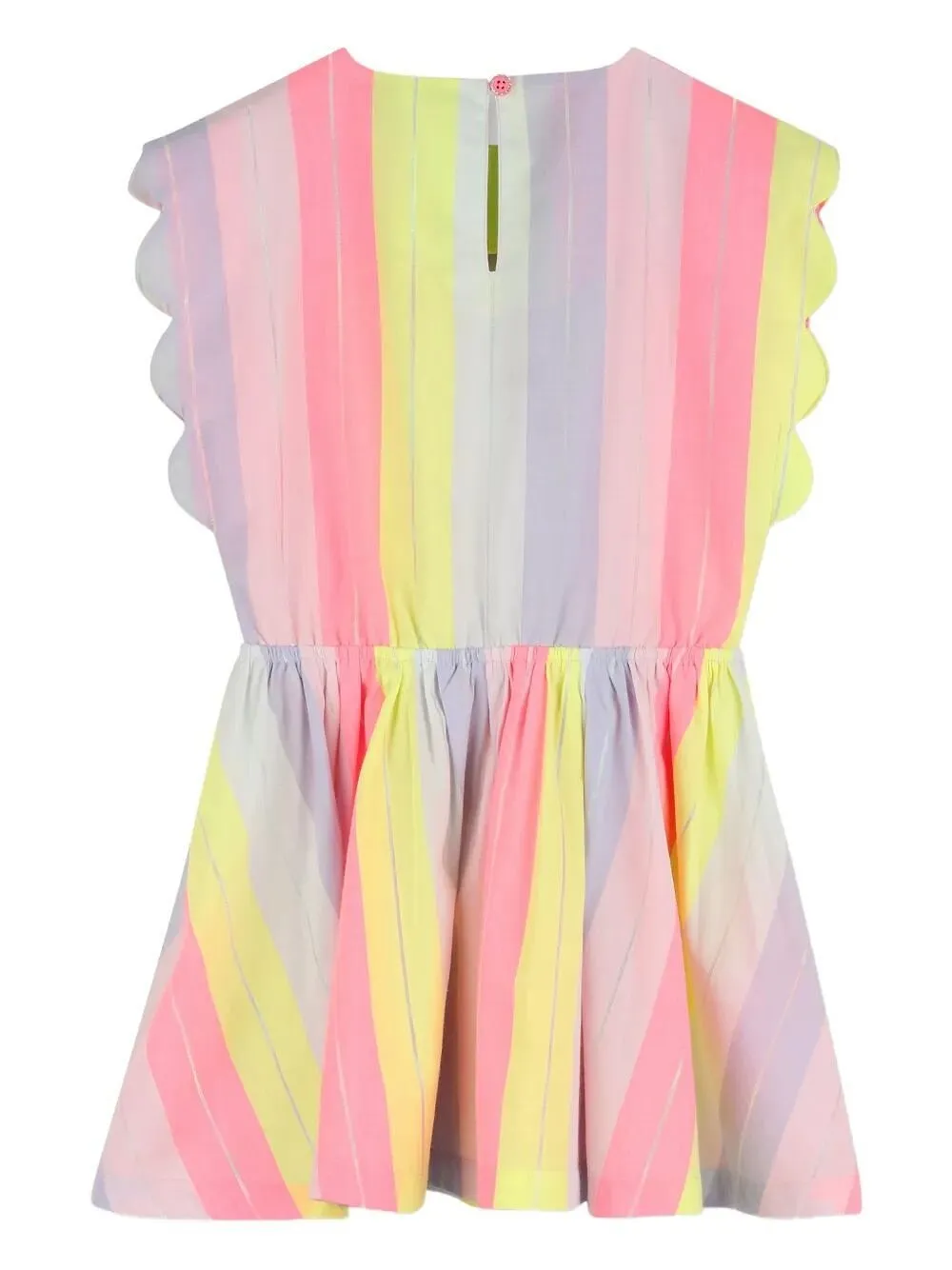 Billieblush Striped-Pattern Gathered Dress